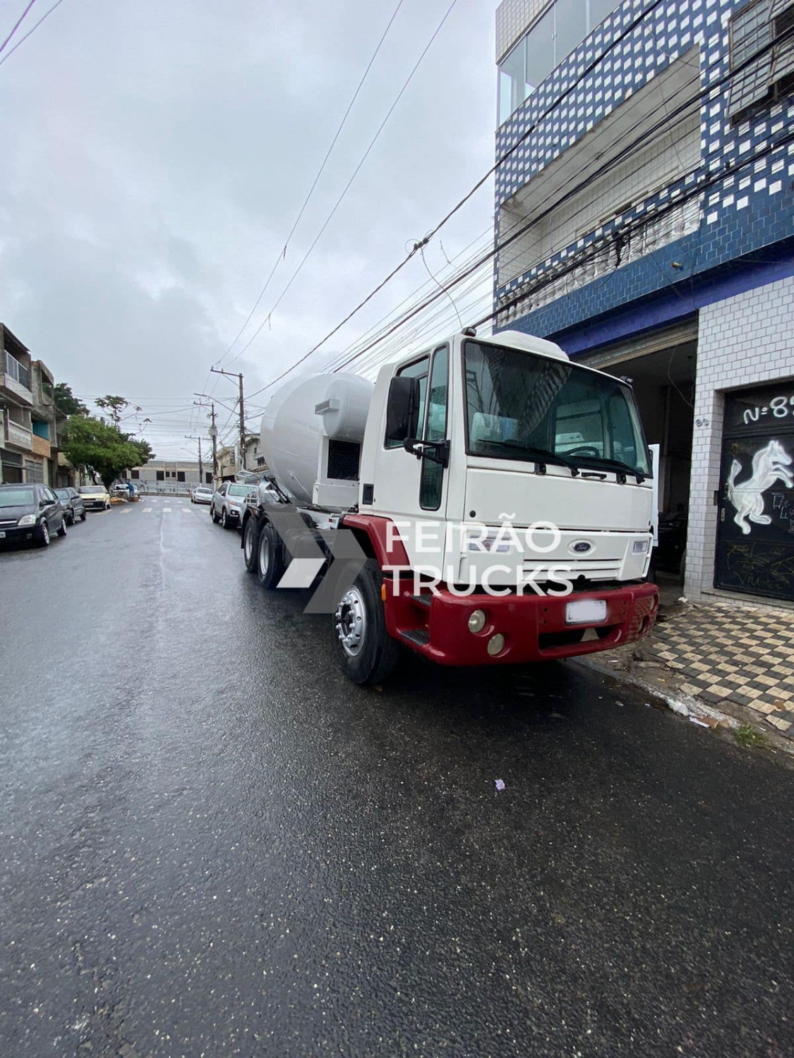 Caminhão Ford Cargo Ano 2002 Balão Liebherr 8m³