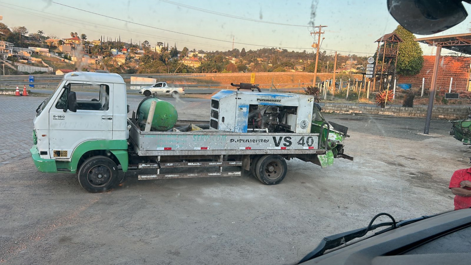 Putzmeister TK 40 Ano 2008 Caminhão Volkswagen 8150 Ano 2008