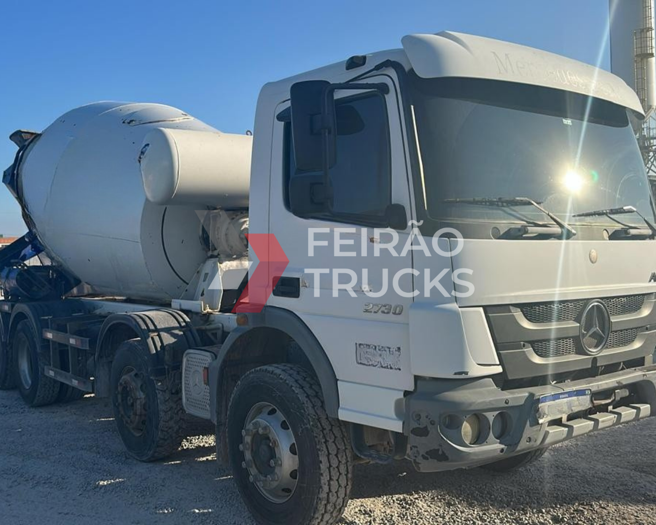 Caminhão Betoneira Mercedes Atego 2730 - Ano 2018 Balão siti 8M