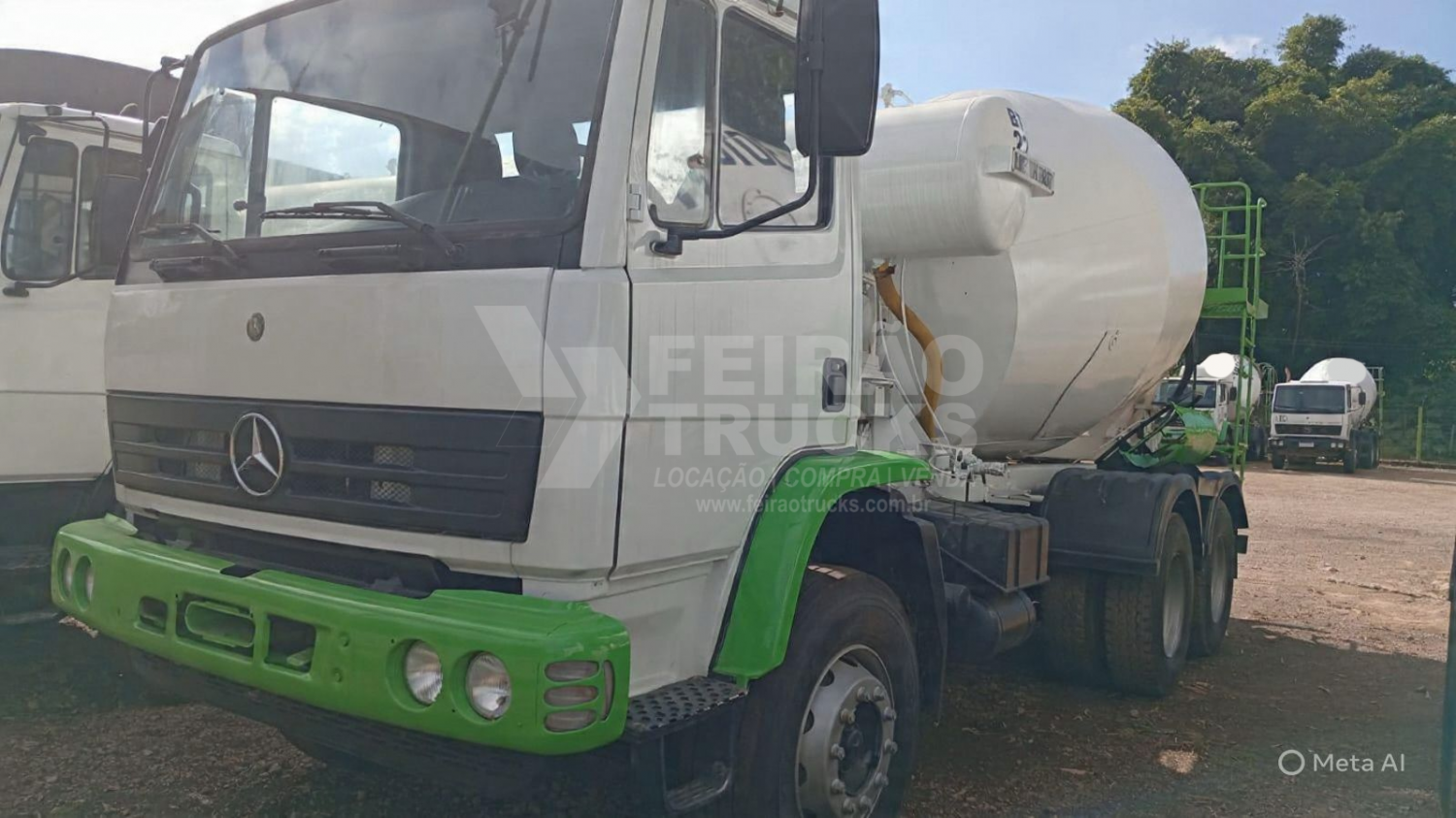 Caminhão Betoneira Mercedes Benz 2729 Balão Liebherr 8 M Ano 2012