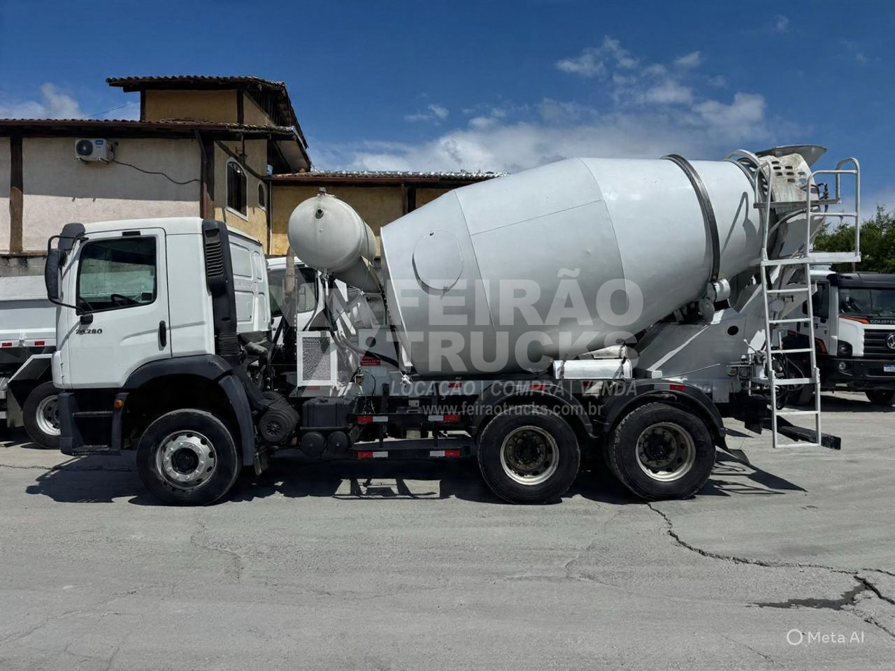 Caminhão Betoneira Volkswagen 26.280 Balão Siti 8 M Ano 2018